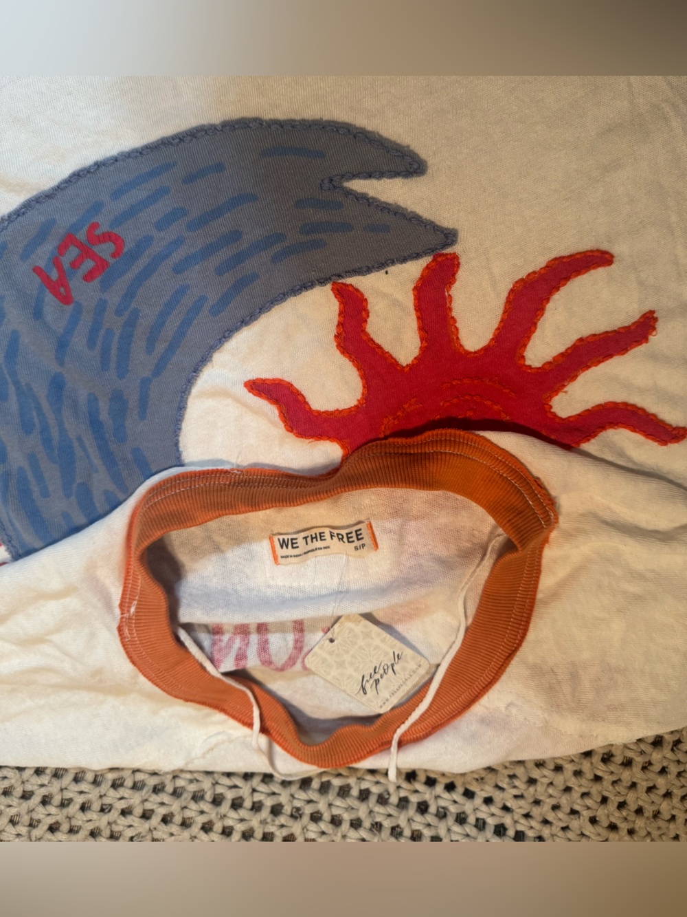 We The Free Giulia Embroidered Ringer Tee - Picture 7 of 7